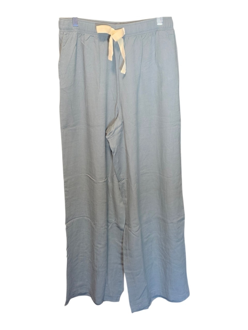 Zenana Light Blue Drawstring Lounge Pants